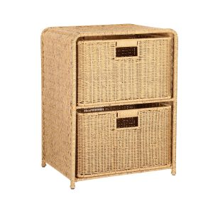Krepšelio dėžė 2 BASILE 40x30xH53cm, su šviesos dėžute