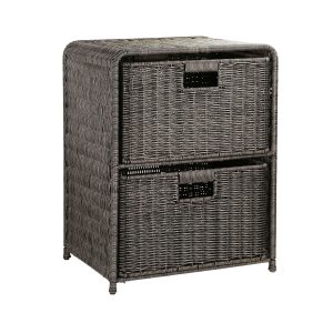 Krepšelio lentyna 2 BASILE 40x30xH53cm, tumep