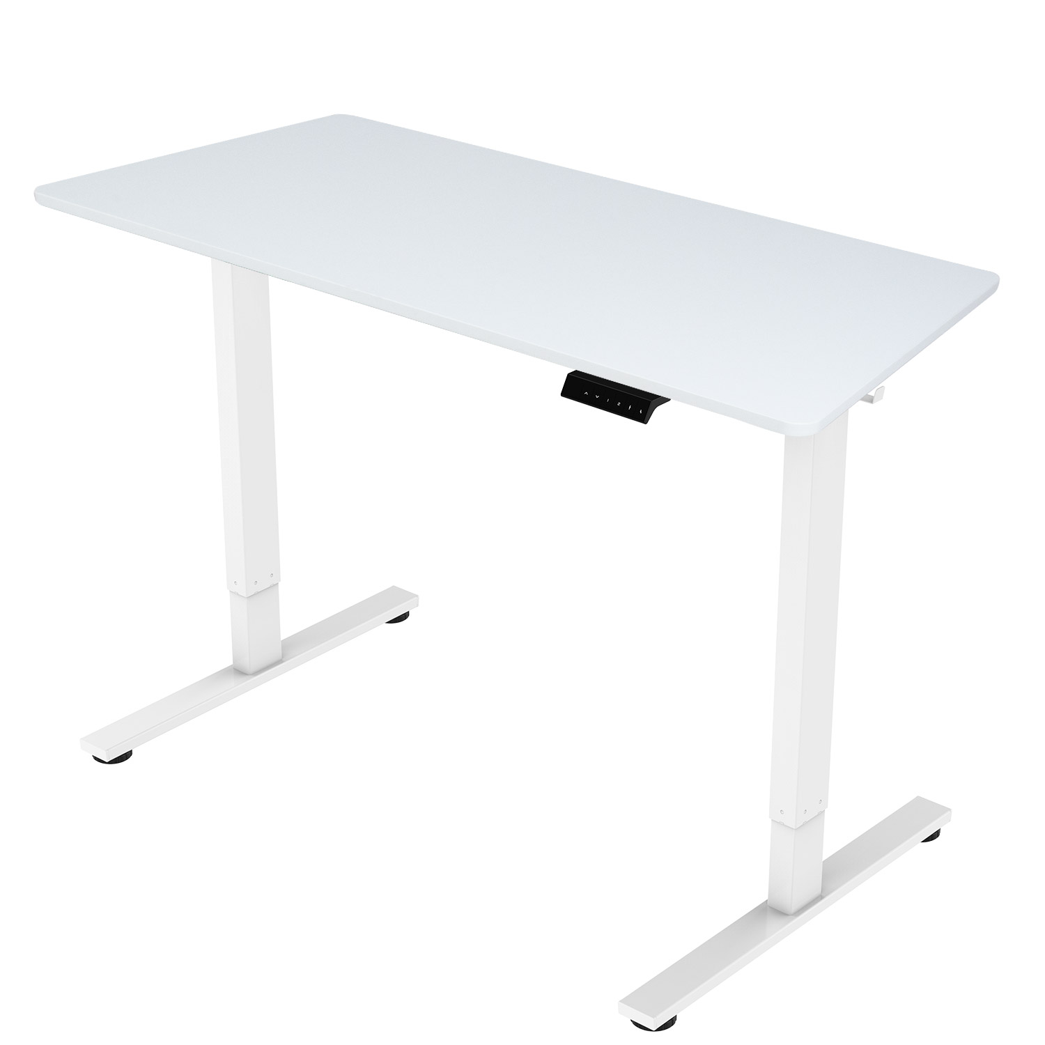 K187171 Rašomasis stalas ERGO FIT su 1 varikliu, 120x60xH71,5-116cm, baltas - Image 1