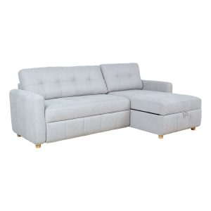 Kampinė sofa-lova WAIOLA pilka