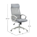 Darbo kėdė LINUS pilka - Image 14