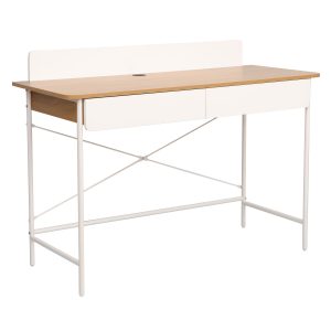 Rašomasis stalas FERDIE 120x48xH88cm, pelenų/v