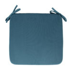 Kėdės pagalvėlė VELVET NEW 39x39xH2,5cm, pilkai mėlyna