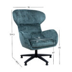 Fotelis KAROLINA žalias - Image 7