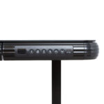 Rašomasis stalas ERGO FIT su 1 varikliu 122x62xH73,5-118cm, juodas - Image 6