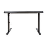 Rašomasis stalas ERGO FIT su 1 varikliu 122x62xH73,5-118cm, juodas - Image 8