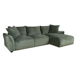 Kampinė sofa DIVI RC, mėtinė žalia
