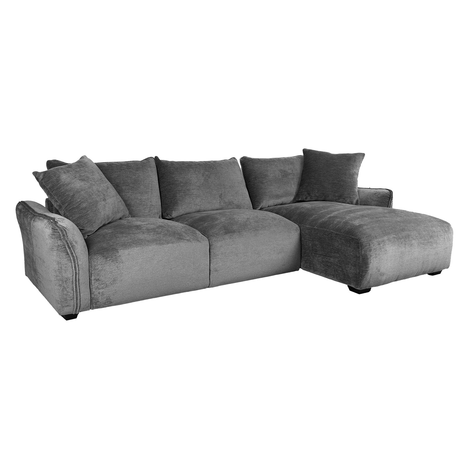 21838 Kampinė sofa DIVI RC, pilka - Image 1