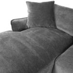 Kampinė sofa DIVI LC, pilka - Image 4