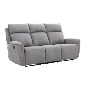 Trivietė sofa MAREN su rankiniu mechanizmu, pilka