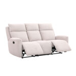 Trivietė sofa MAREN su rankiniu mechanizmu, smėlio spalvos - Image 2
