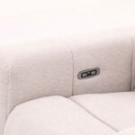 Atlošiamas krėslas MATIAS su elektriniu mechanizmu, šviesios smėlio spalvos - Image 8