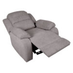 Atlošiamas fotelis FELICIA su elektriniu mechanizmu, pilkas - Image 3