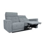 BOSCO 2-vietė sofa su elektriniu mechanizmu, melsvai pilka - Image 2