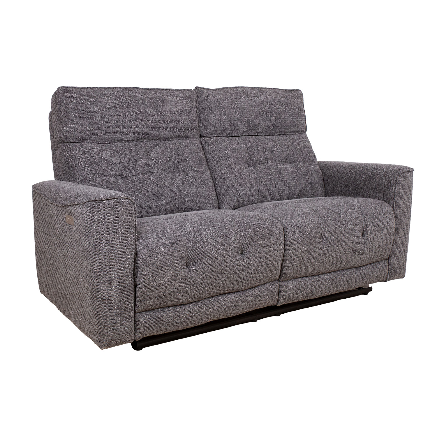 46808 BOSCO 2 vietų sofa su elektriniu mechanizmu, pilka - Image 1