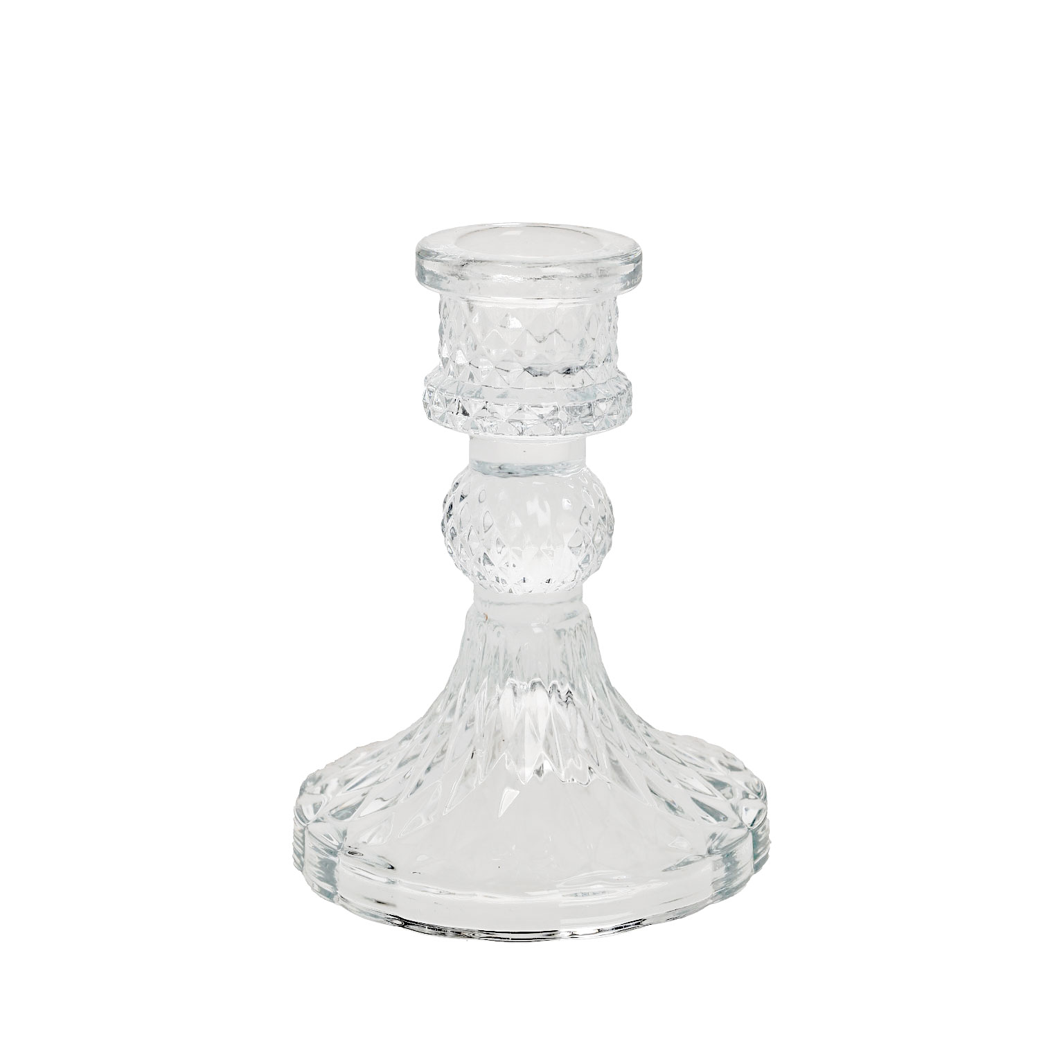 87198 Žvakidė SALITA D3xH10cm, stiklas - Image 1