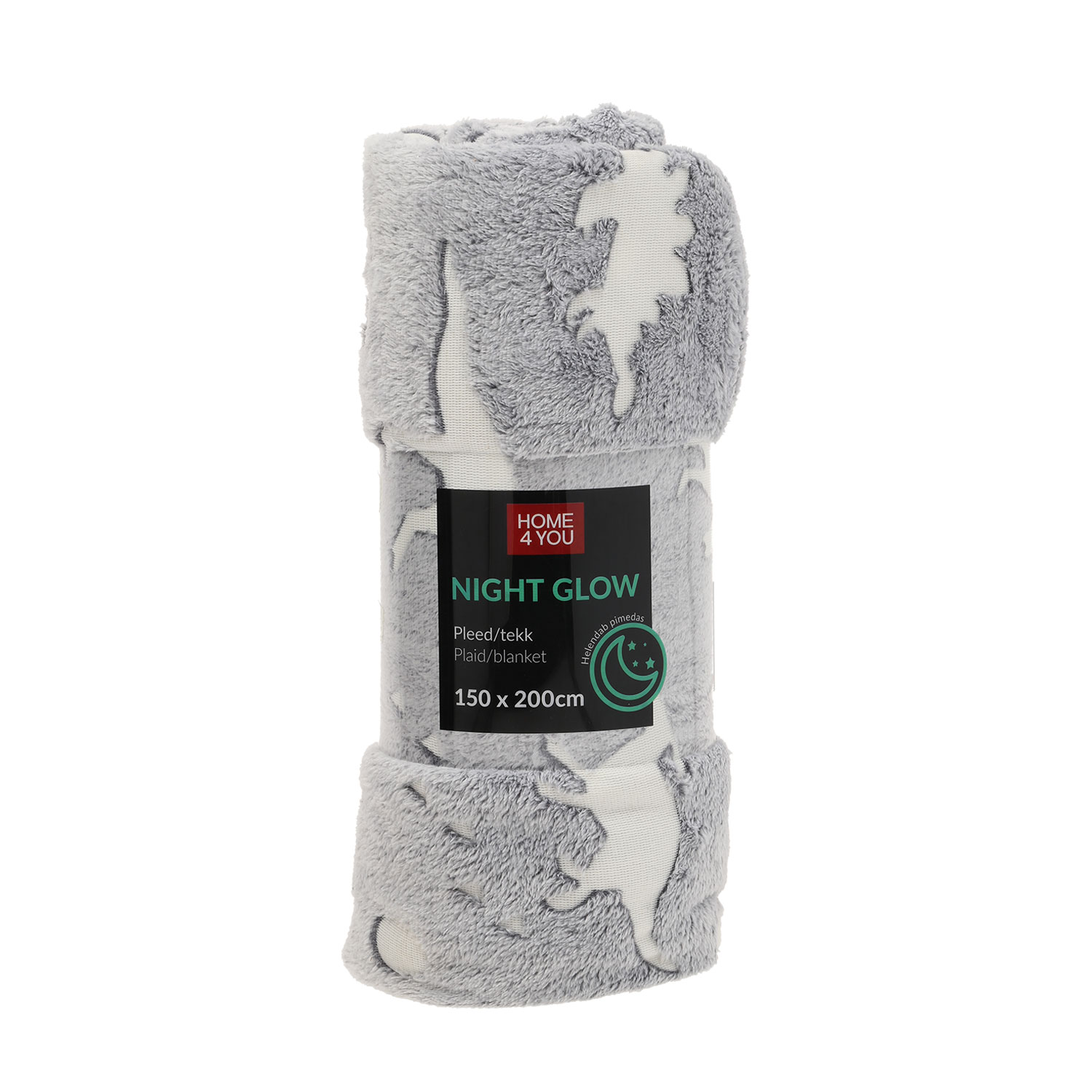 89231 Pledas NIGHT LIGHT 150x200cm, dinozaurai - Image 1