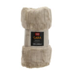 Pledas CARA 150x200cm, smėlio spalvos