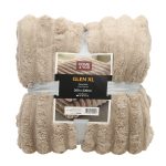 Pledas GLEN XL 200x230cm, smėlio spalvos