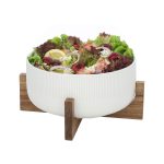 POLO dubuo D22,5xH10cm 2,7L baltas, su stovu