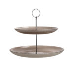 Grindų padėklas CAKE PLATE 2 D28cm, stiklinis