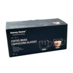 Puodeliai DOUBLE 2vnt. 300ml stikliniai su dviguba sienele - Image 4