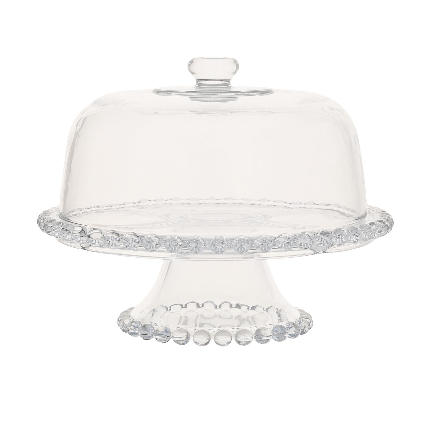 DH40138 Stiklinė lėkštė 3in1 CAKE PLATE D31xH23cm - Image 1