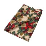 Stalo kilimėlis Žiemos gėlės 43x150cm, juostelės - Image 2