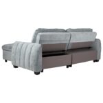 Kampinė sofa-lova CLOUD melsvai žalios spalvos - Image 8