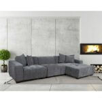 Kampinė sofa DAHLIA RC, pilka - Image 9