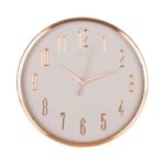 Sieninis laikrodis HUGH D37cm, kreminės spalvos