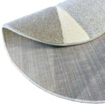 Kilimas DIXIE CARVED-1, D200cm, pilkos/smėlio spalvos - Image 2