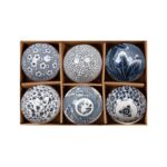 Komplektas SOMETSUKE 6 dubenų mėlynos spalvos