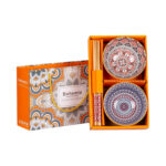 BOHEMIA 2 dubenėlių ir lazdelių rinkinys, spalvotas