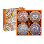 BOHEMIA 4 dubenų rinkinys, spalvotas