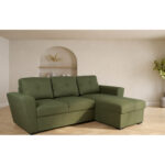 Kampinė sofa-lova WHITBY žalia - Image 9