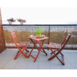 Stalas ROUEN 50x50xH68cm, meranti - Image 5