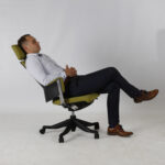 Darbo kėdė DELPHI tamsiai raudona - Image 4