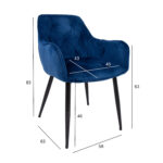 Kėdė BRITA mėlyna - Image 7