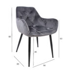 Kėdė BRITA pilka - Image 7