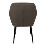 Kėdė EVELIN rudai pilkas aksomas - Image 4