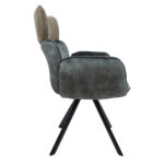 Kėdė EDDY su porankiais, žalia