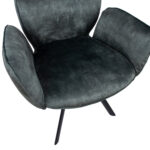 Kėdė EDDY su porankiais, žalia - Image 4