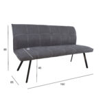 Suoliukas EDDY pilkos spalvos - Image 2