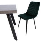 Kėdė BRIE tamsiai žalia - Image 2