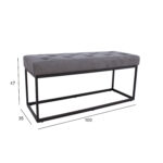 Suoliukas BRIGITO pilkos spalvos - Image 2