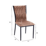 Kėdė EMORY old pink - Image 6