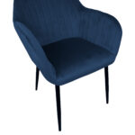 Kėdė EVELIN tamsiai mėlynas aksomas - Image 6