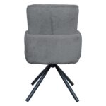 Kėdė BATUL rotacinė, tamsiai pilka - Image 4