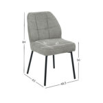 Kėdė ZAYLEN smėlio spalvos - Image 9